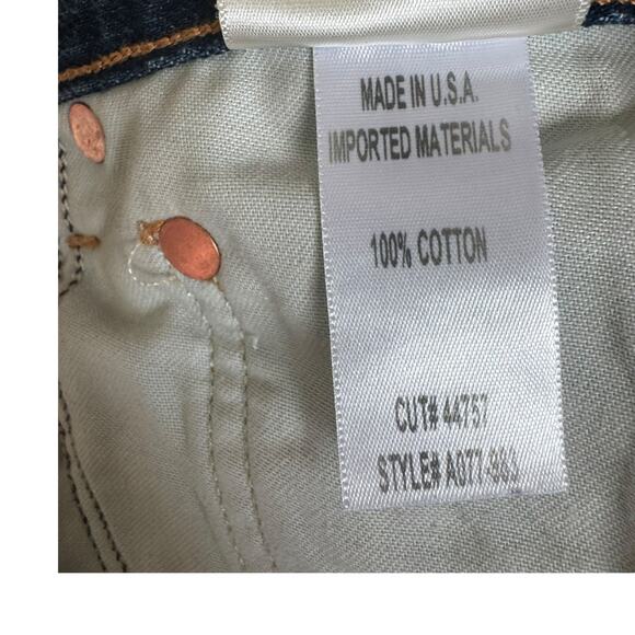 AGOLDE Jamie High Rise Classic Jeans Raw Hem - Picture 5 of 10